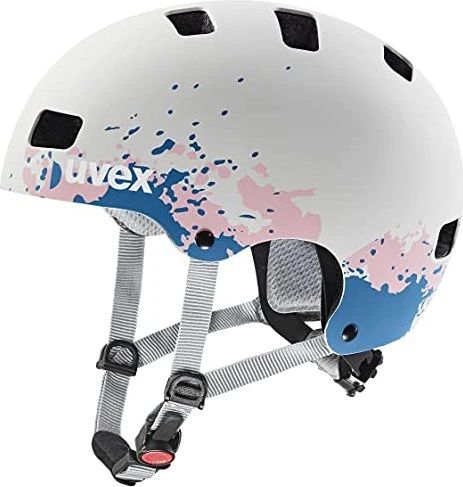 UVEX Kid 3 CC Kinderhelm grey/grapefruit mat