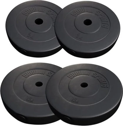 Gorilla Sports Hantelscheiben Kunststoff Set 30kg