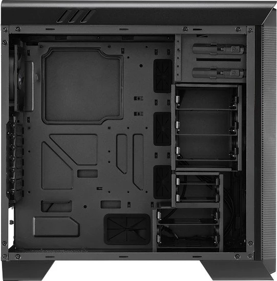 AeroCool Aero-1000 Black Edition, Acrylfenster, schallgedämmt