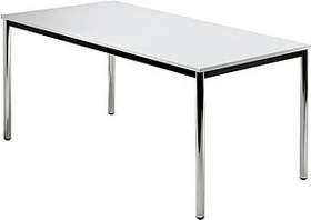 Hammerbacher Meeting D-Serie DR16/5/C Konferenztisch 160x80cm grau/chrom