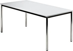 Hammerbacher Meeting D-Serie DR16/5/C Konferenztisch 160x80cm grau/chrom