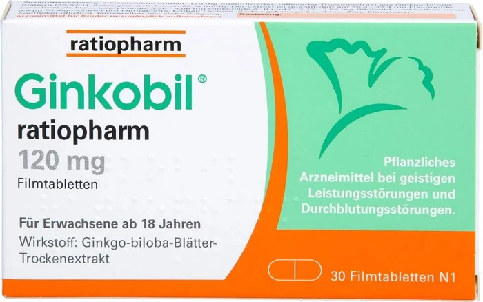 Ginkobil ratiopharm 120mg Filmtabletten, 30 Stück
