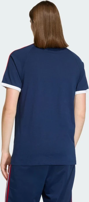 adidas 3-Streifen T-Shirt kurzarm night indigo/better scarlet/white (Herren)