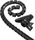 Hama Spiralschlauch Kabelkanal, 20mm, 2.5m, schwarz (00020602)