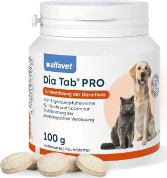 alfavet Dia Tab Pro für Hunde und Katzen, 100g