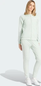 adidas Essentials 3-Streifen Trainingsanzug linen green/white (Damen)