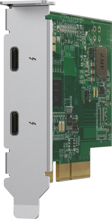 QNAP Thunderbolt 3 Expansion Card, 2x Thunderbolt 3, PCIe 3.0 x4