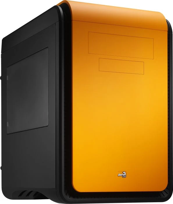 AeroCool DS Cube Orange Window Edition, Acrylfenster