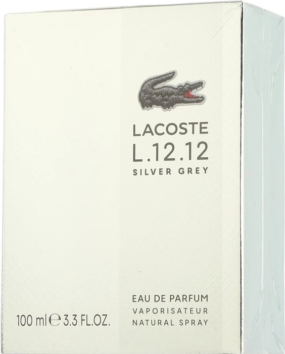 Lacoste Eau de Lacoste L.12.12 Silver Grey Eau de Parfum, 100ml