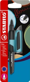 STABILO Flow Kugelschreiber hellblau/schwarz, Rechts- und Linkshänder, Blister