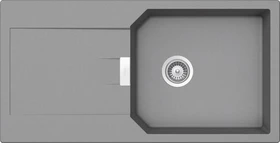 Schock Manhattan D-100L Unterbau Becken reversibel croma