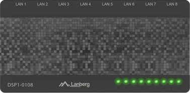 Lanberg DSP1 Desktop Switch, 8x RJ-45