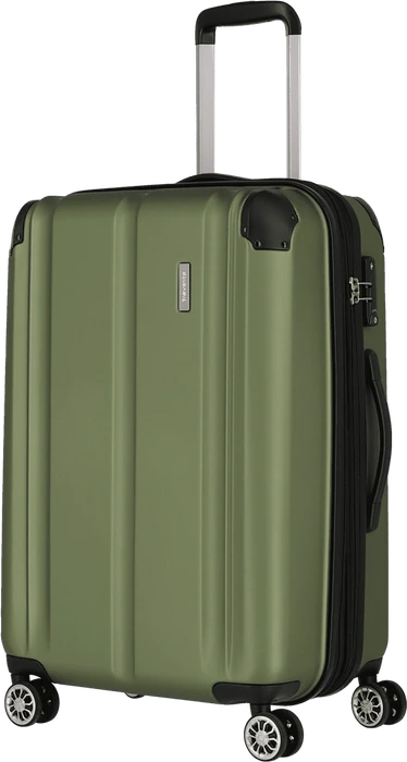 Travelite City 4-Rad Trolley M grün