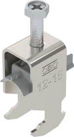 OBO Bettermann Bügelschelle 2056 H-Fuß, 1-fach, Kunststoffdruckwanne, A2