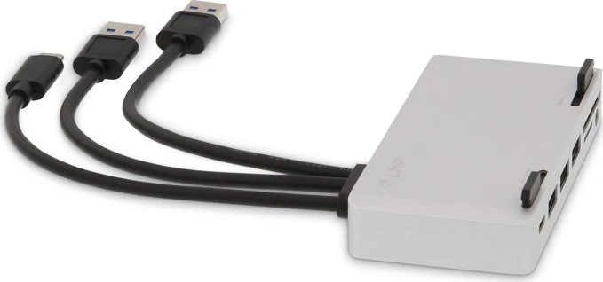 LMP USB-C Attach Dock Pro, Space Gray, 1x USB-C 3.0 [Stecker], 2x USB-A 3.0 [Stecker]