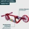 Hudora Big Wheel 205 Advanced Daydream Edition Scooter flowers Vorschaubild