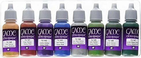 Vallejo Game Color Extra Opaque Basecoat Farbset, 8-tlg.