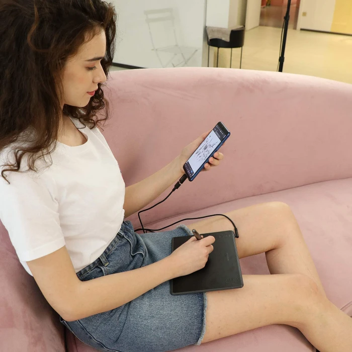 Huion HS64, schwarz