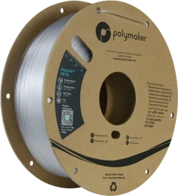 Polymaker PolyLite PETG, transparent, Spule, 1.75mm, 1.00kg