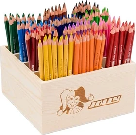 Jolly Supersticks Delta Großpackung Buntstift sortiert, 144er-Set