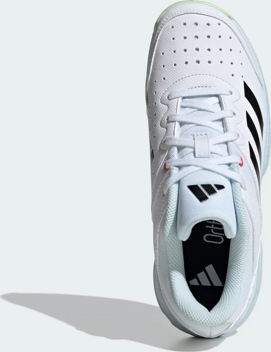 adidas Court Stabil cloud white/core black/semi green spark (Junior)
