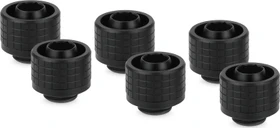 Thermal Grizzly DeltaMate Fitting ST16 16/10mm G1/4" schwarz, 6er-Pack