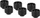 Thermal Grizzly DeltaMate Fitting ST16 16/10mm G1/4" schwarz, 6er-Pack (TG-DM-FIT-6001)