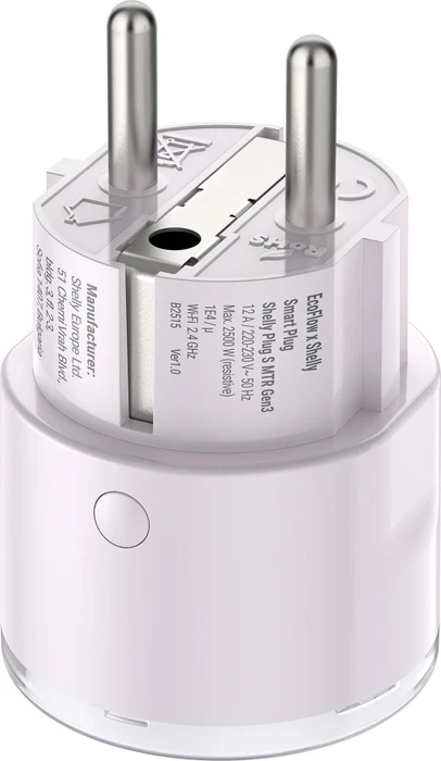 EcoFlow x Shelly Smart Plug 2, weiß, 2500W, Smart-Steckdose