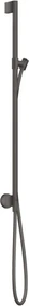 Hansgrohe Axor One Brausestange mit Wandanschluss und Brauseschlauch brushed black chrome