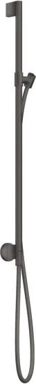 Hansgrohe Axor One Brausestange mit Wandanschluss und Brauseschlauch brushed black chrome