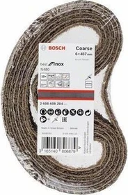 Bosch Professional N480 Best for Inox Schleifband grob, 6x457mm, 10 Stück