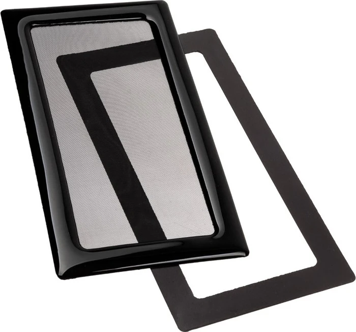 DEMCiflex Staubfilter für Lian Li TU150 Mini-ITX, Netzteil, schwarz/schwarz