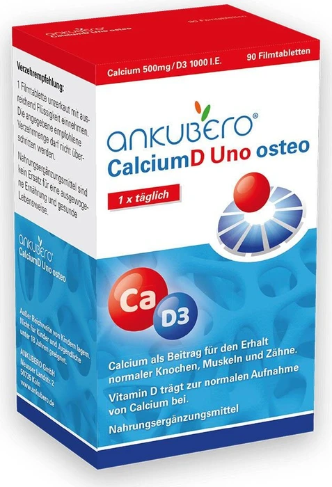 Ankubero CalciumD Uno Osteo Filmtabletten, 90 Stück