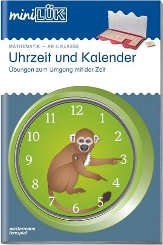 mini LÜK Sachunterricht Uhrzeit und Kalender