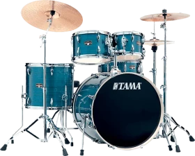 Tama Imperialstar 5-teiliges 22" Bass Drumkit Hairline Blue