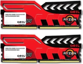 GeIL EVO Forza AMD Edition rot UDIMM 16GB Kit, DDR4-3000, CL16-18-18-36