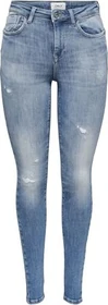 ONLY Skinny Low Power Jeans light medium/blue denim (Damen)