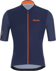 Santini Redux Vigor Trikot kurzarm blau/orange (Herren)
