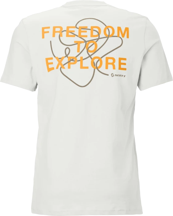 Scott Backprint T-Shirt kurzarm weiß (Herren)