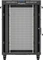 Lanberg 19" Rackschrank 22HE, LCD, freistehend, Flat Pack, V2, Gitternetztür, IP20, RAL 9004, 1200mm tief Vorschaubild