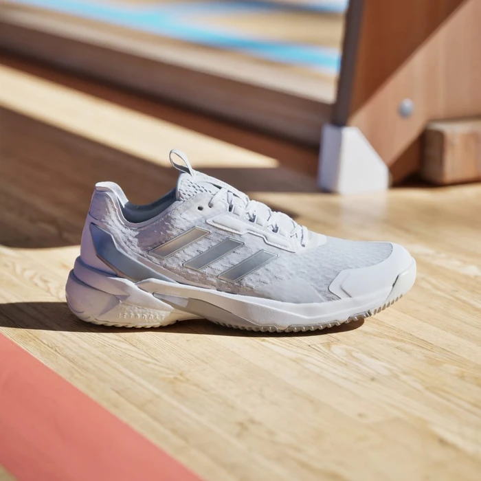 adidas Crazyflight 5 cloud white/silver metallic/dash grey (Damen)