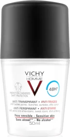 Vichy Homme Anti Transpirant Mineral Deodorant Roll-On, 50ml