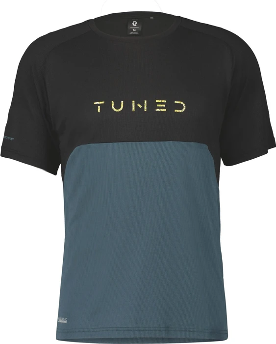 Scott Trail Tuned Trikot kurzarm black aruba green (Herren)