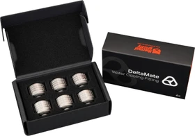 Thermal Grizzly DeltaMate Fitting HT14 14mm G1/4" Nickel, 6er-Pack
