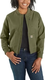 Carhartt Rugged Flex Relaxed Fit Canvas Jacke schwarz (Damen)