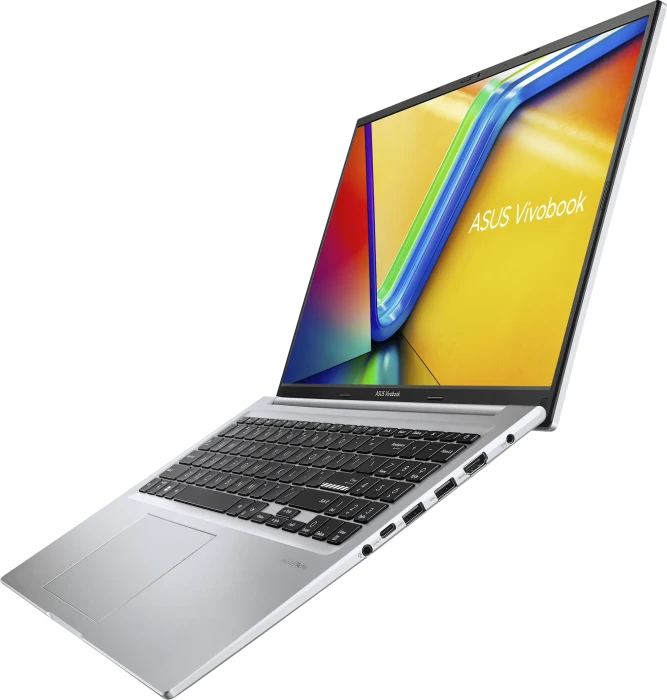ASUS VivoBook 16 M1605YA-MB601W, Cool Silver (Tastatur schwarz), Ryzen 5 7430U, 16GB RAM, 512GB SSD, DE