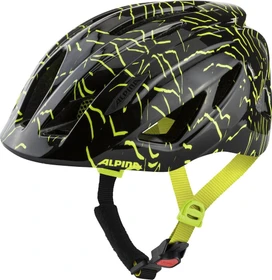 Alpina Pico Kinderhelm black/neon yellow gloss