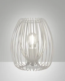 Fabas Luce Camp Tischleuchte weiß Ø20cm