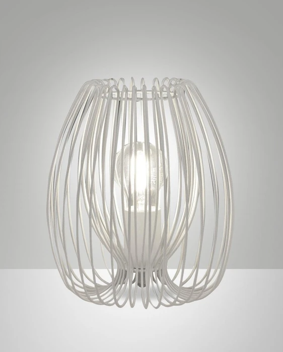 Fabas Luce Camp Tischleuchte weiß Ø20cm