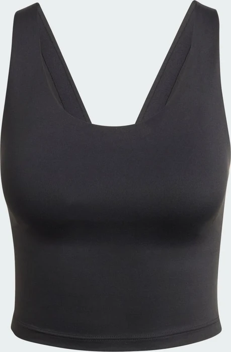 adidas All Me Medium-Support Long Line Bra Tanktop Sport-BH black (Damen)